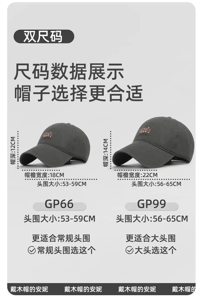 Black 2025 Women's Big Head Baseball Cap with E-RODS Embroidery — feature 6