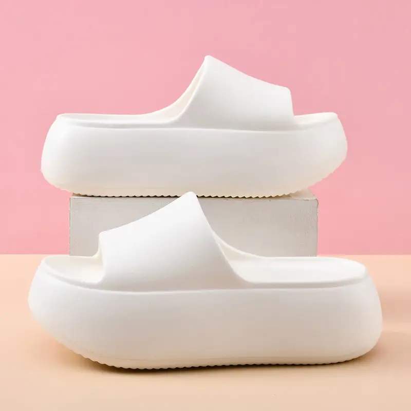 Women Black Thick Platform Slippers Summer - Image 8