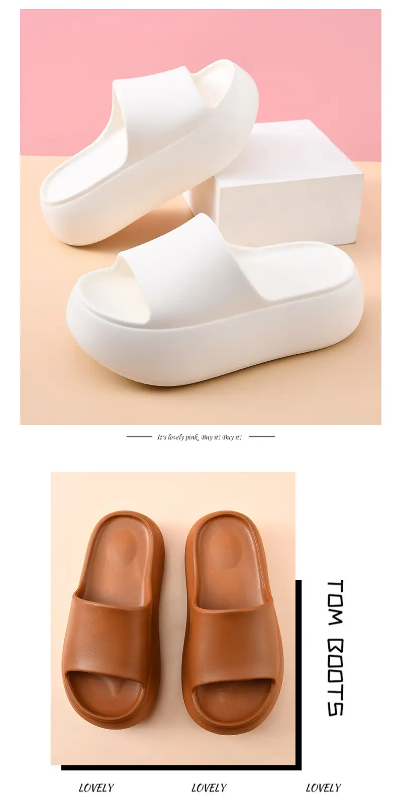 Women Black Thick Platform Slippers Summer β feature 14