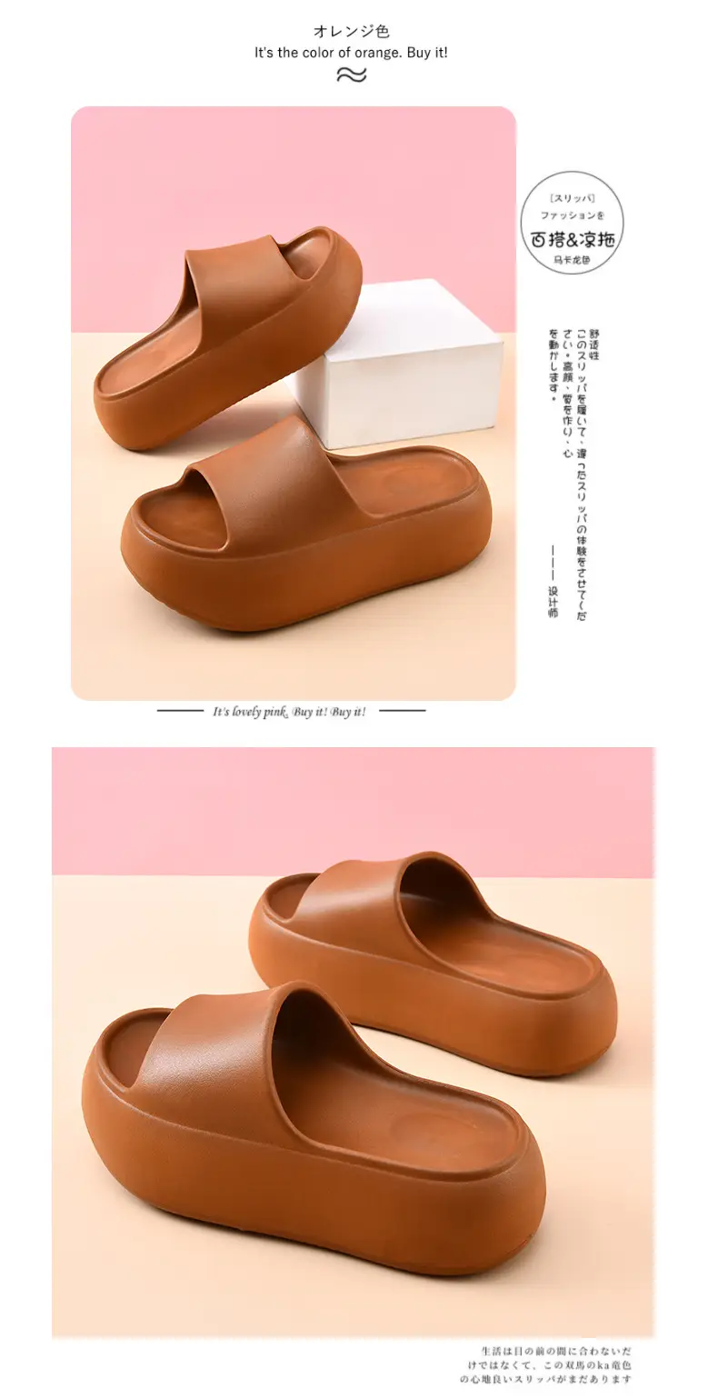 Women Black Thick Platform Slippers Summer β feature 15