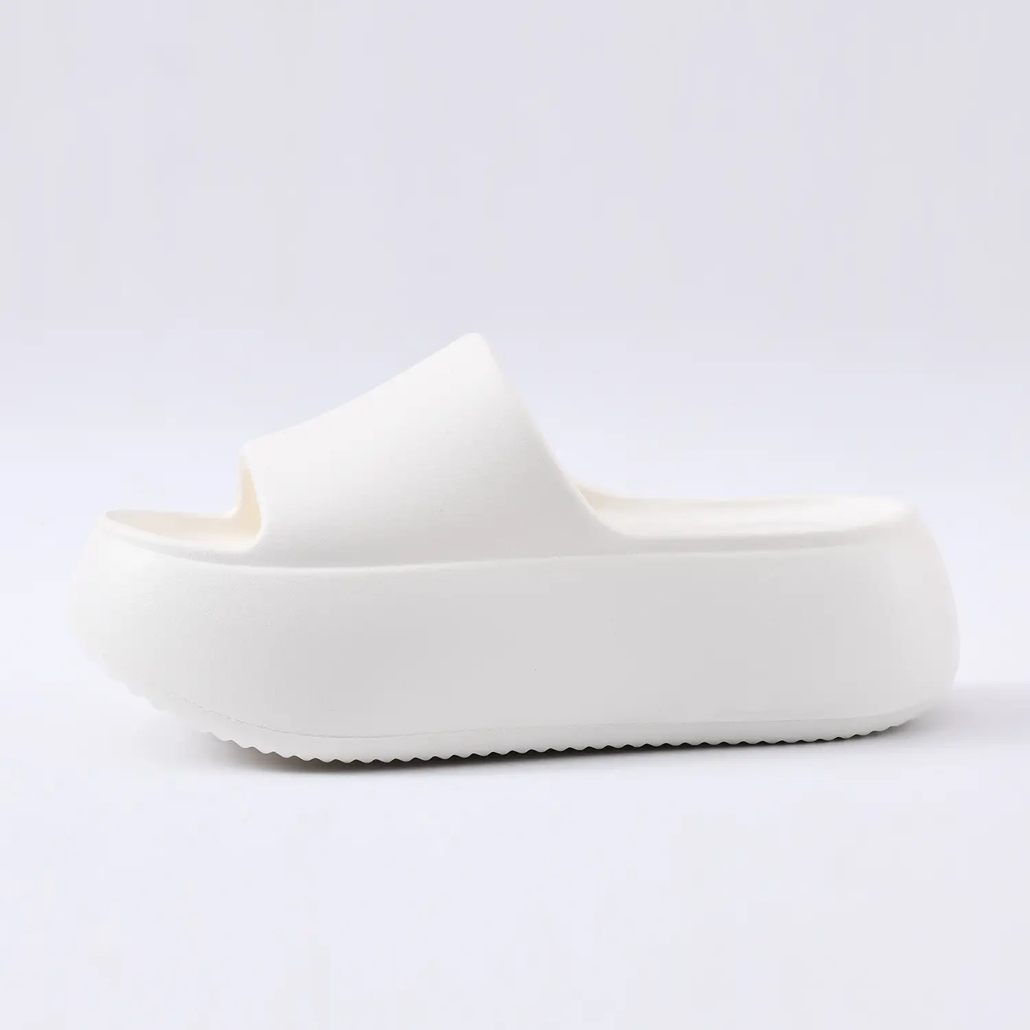 Women Black Thick Platform Slippers Summer - Image 4