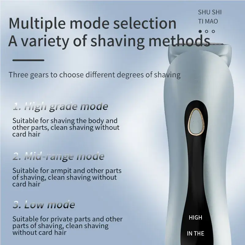 2-in-1 Electric Shaver for Men Women Hair Trimmer - Image 9