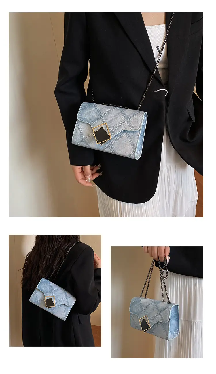 Women Retro Chain Crossbody Bag White 2025 — feature 16