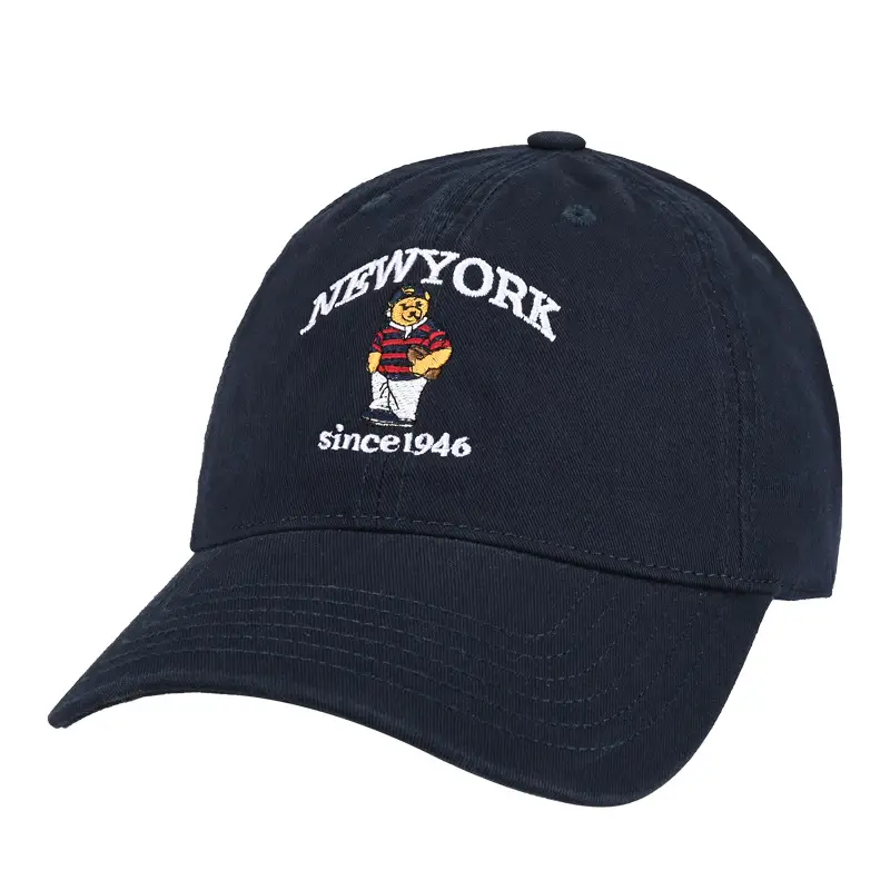 New York Cartoon Cap Black Duckbill Face-Slimming Sunshade - Image 4