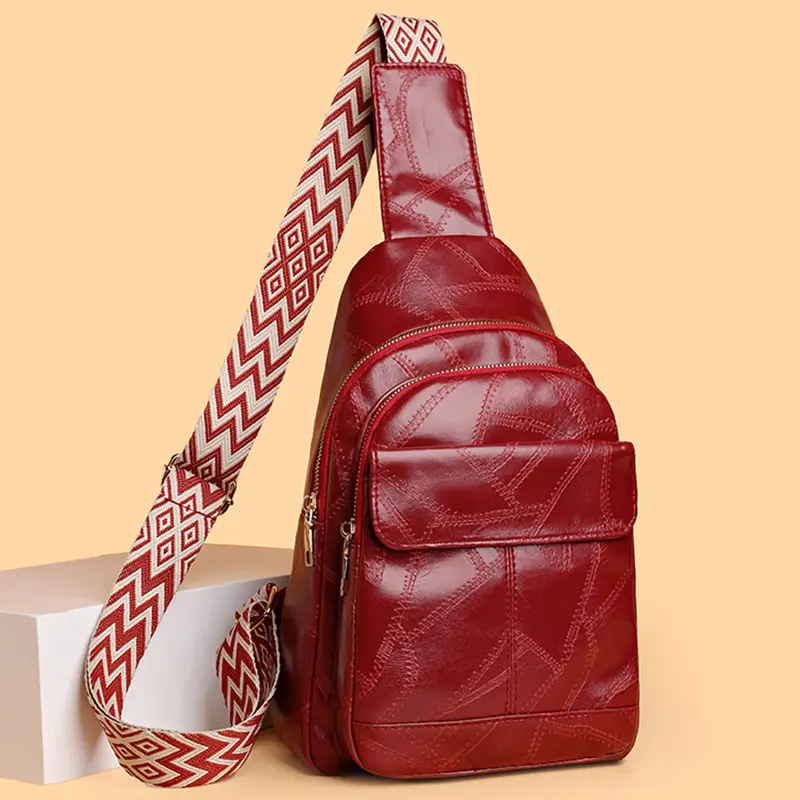 Black Quilted Crossbody Bag for Women - Image 7
