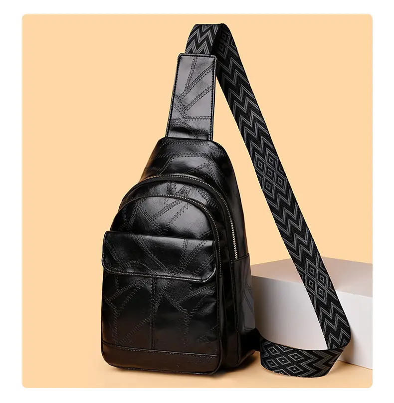 Black Quilted Crossbody Bag for Women — feature 14