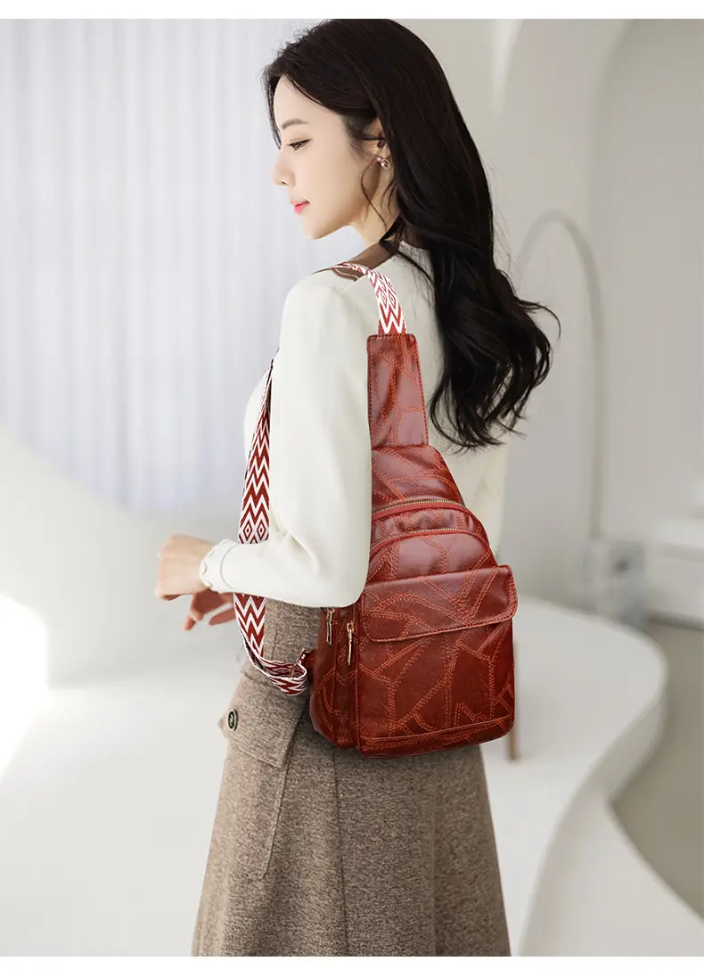 Black Quilted Crossbody Bag for Women — feature 21
