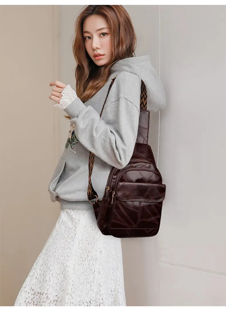 Black Quilted Crossbody Bag for Women — feature 22