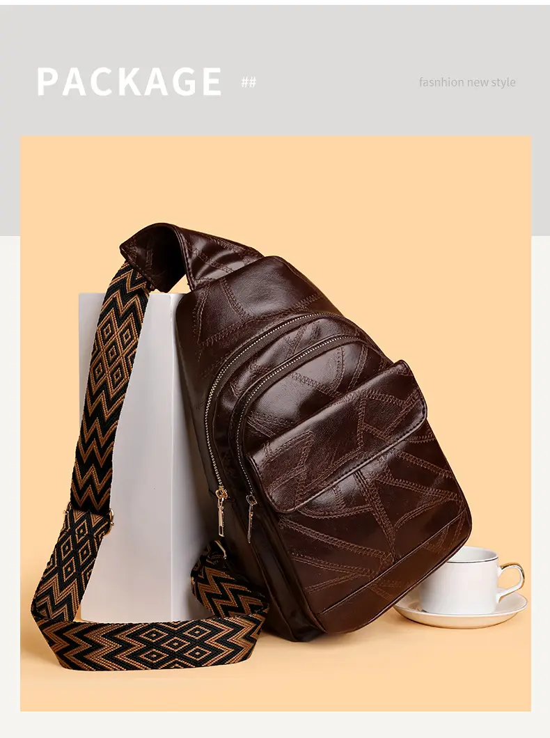 Black Quilted Crossbody Bag for Women — feature 3