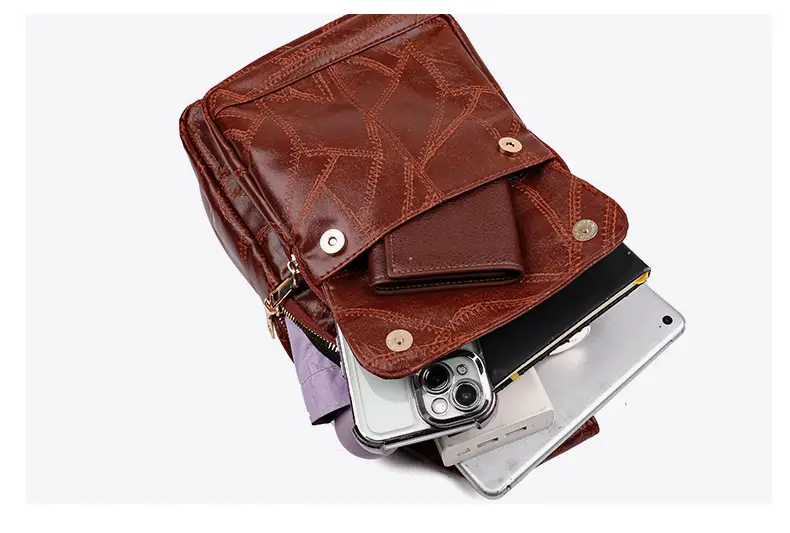 Black Quilted Crossbody Bag for Women — feature 41