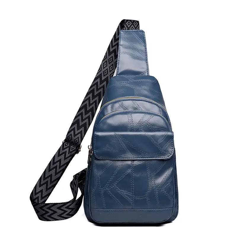 Black Quilted Crossbody Bag for Women - Image 5