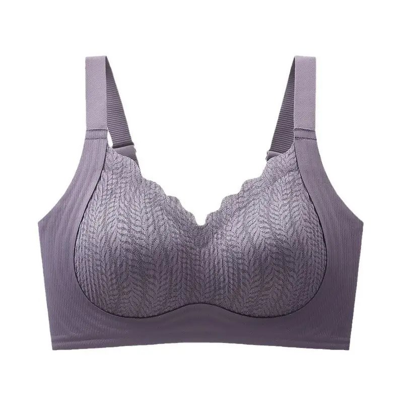 Women's Black Pull-Up Bra No Mark No Ring Fixed Cup - Image 11