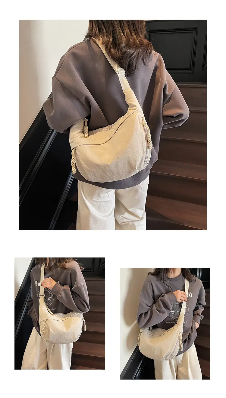 Orange Crossbody Bag for Women 2025 Lightweight Commuter Tote — feature 12
