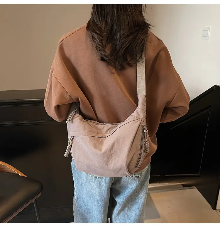 Orange Crossbody Bag for Women 2025 Lightweight Commuter Tote — feature 15