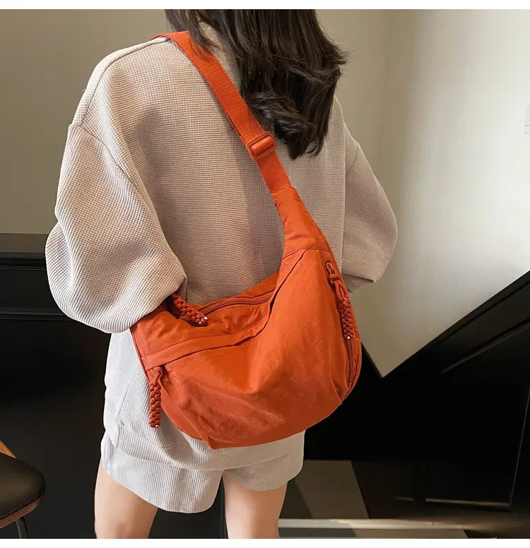 Orange Crossbody Bag for Women 2025 Lightweight Commuter Tote — feature 19