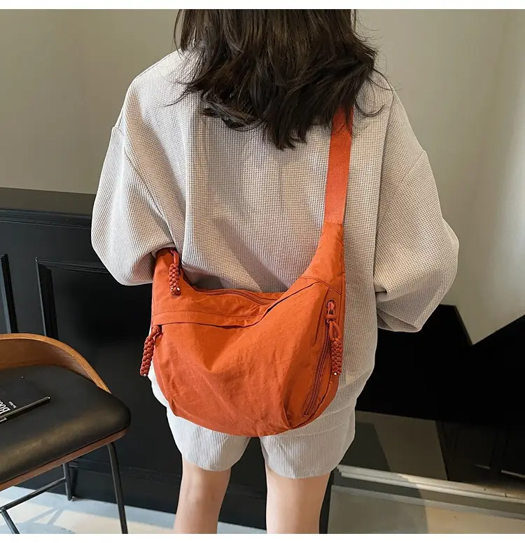 Orange Crossbody Bag for Women 2025 Lightweight Commuter Tote — feature 20