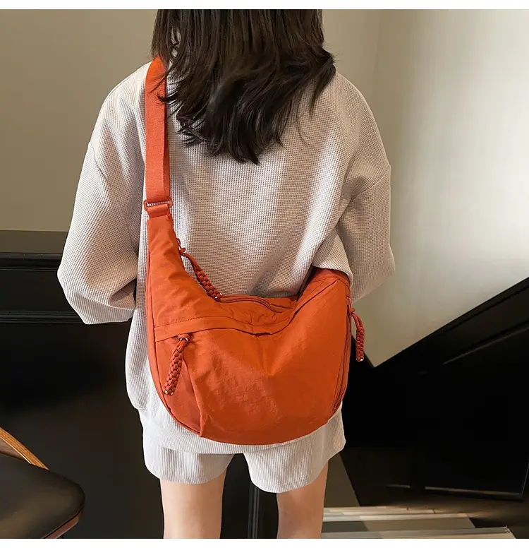 Orange Crossbody Bag for Women 2025 Lightweight Commuter Tote — feature 22