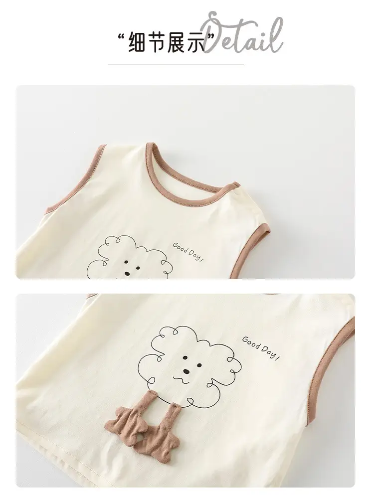 Boys T-Shirt Summer 2026 Cartoon Cotton Sleeveless Top — feature 6
