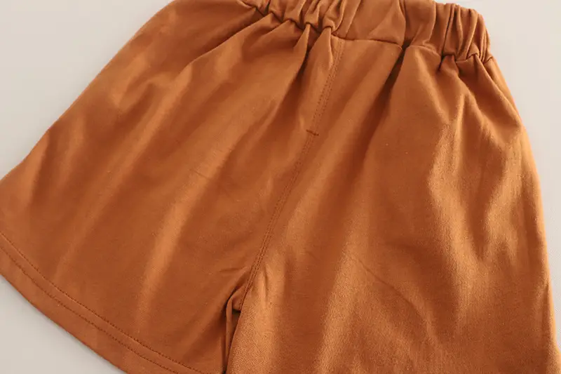 Yihao Kids' Brown Printed Two-Piece Summer Suit for Boys — feature 28