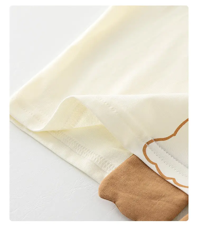 Boys T-Shirt Shorts Set Cream Brown Summer 2026 — feature 13