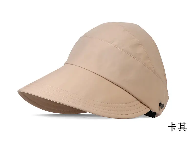 Women's High Horsetail Sunscreen Cap Net Red — feature 12