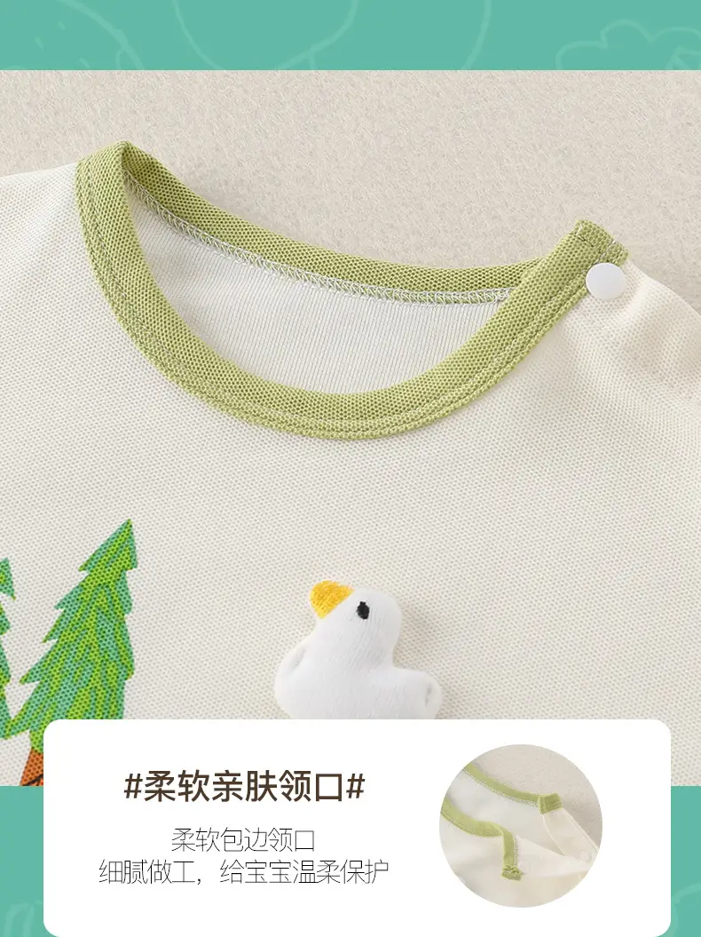 New Kidsren's Pure Cotton Bear Print Suit for Boys — feature 18