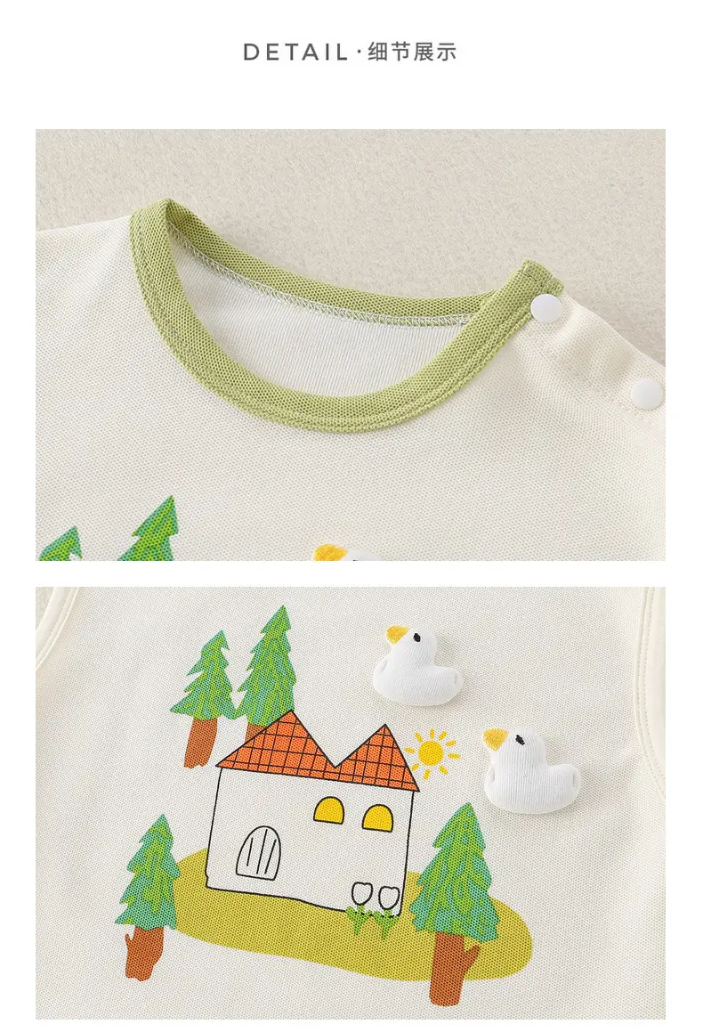 New Kidsren's Pure Cotton Bear Print Suit for Boys — feature 33