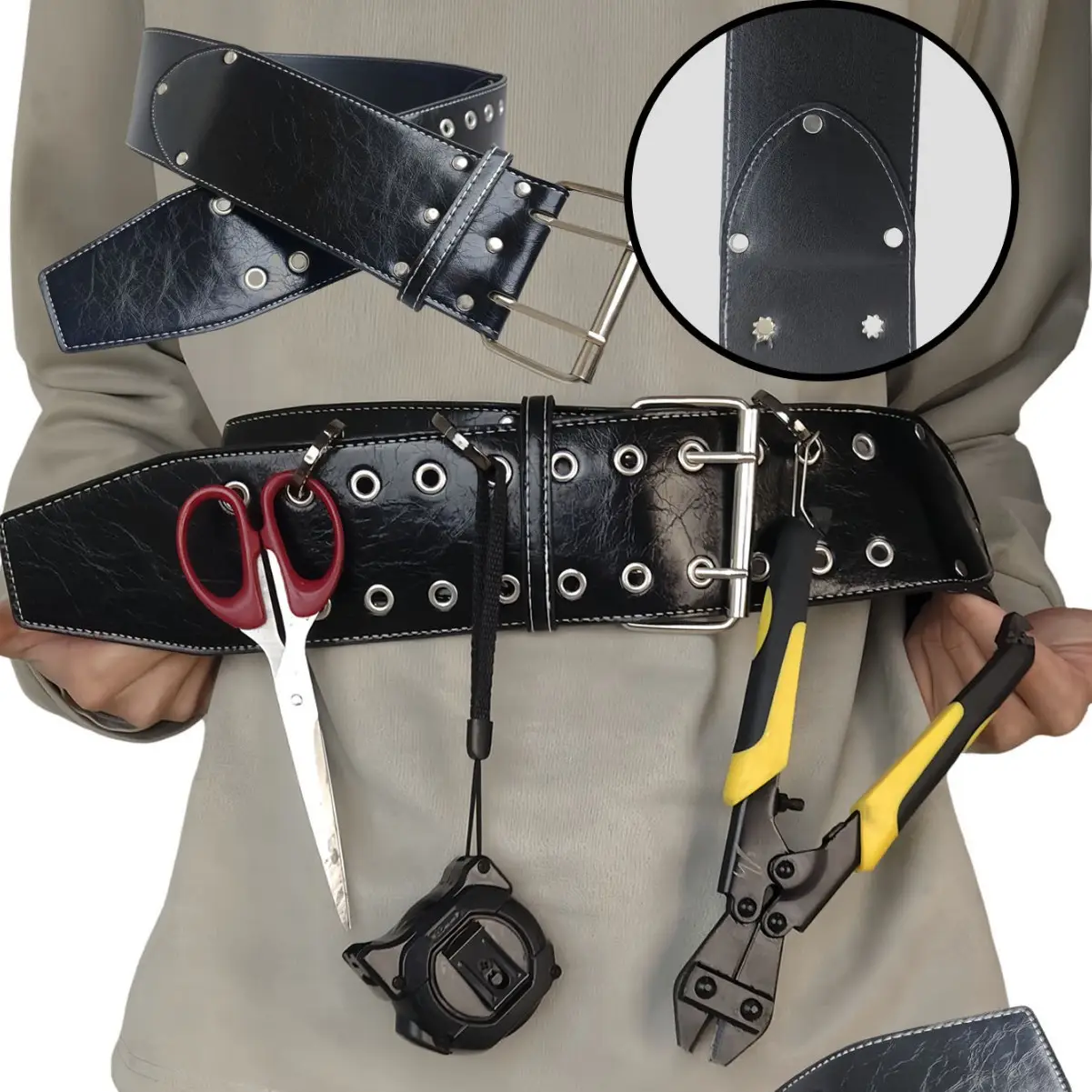 Tactical Multi-Pocket Belt for Electrician Woodworker - Image 3