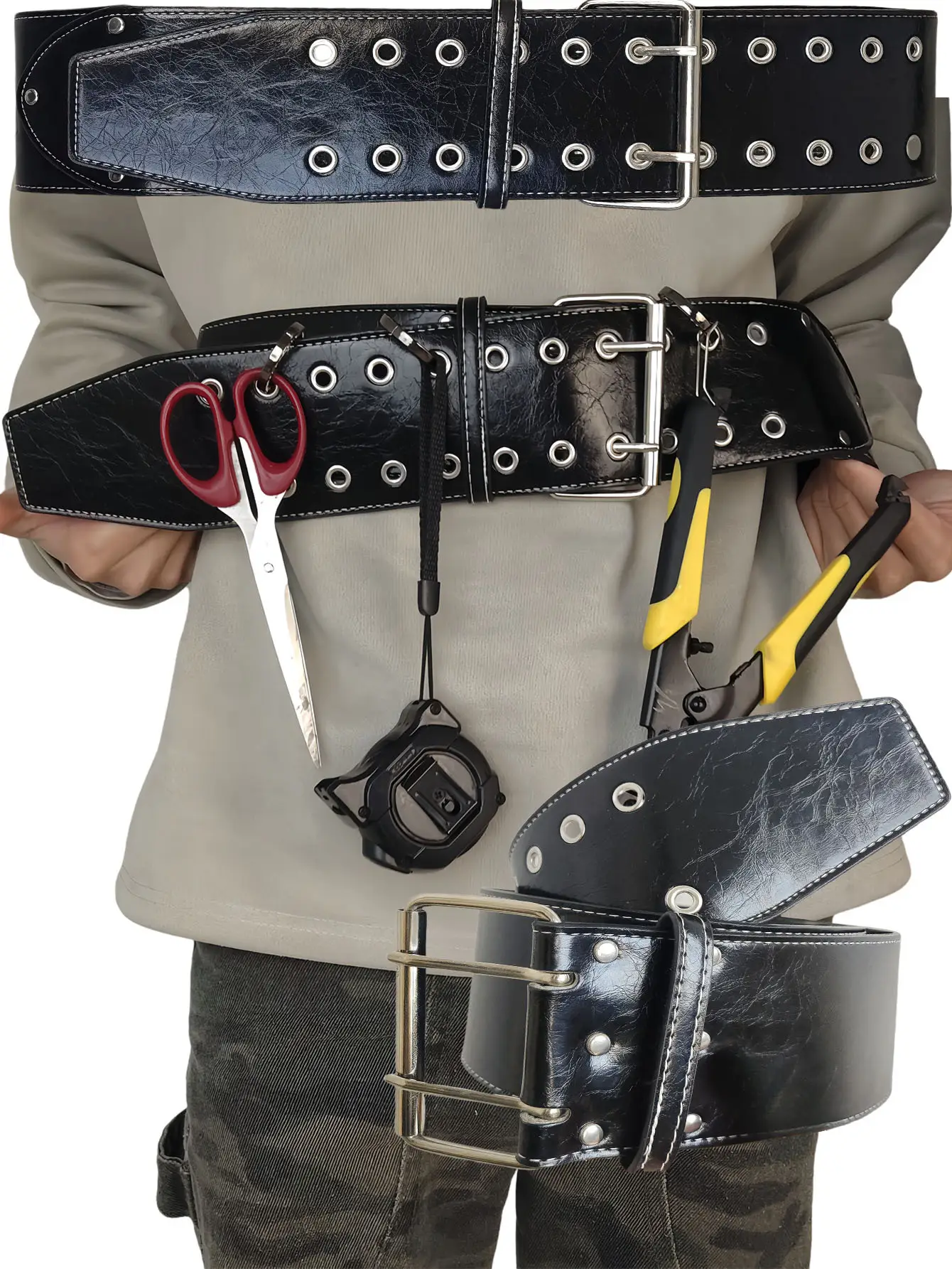 Tactical Multi-Pocket Belt for Electrician Woodworker — feature 2