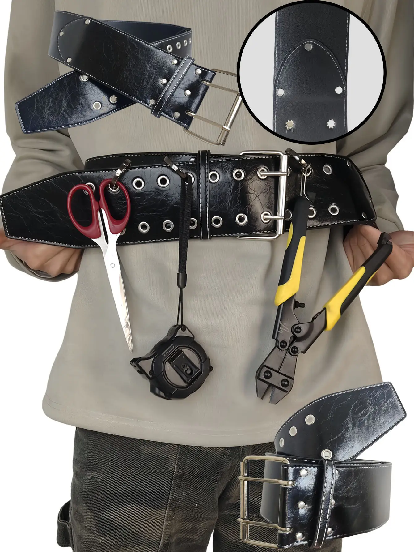 Tactical Multi-Pocket Belt for Electrician Woodworker — feature 3