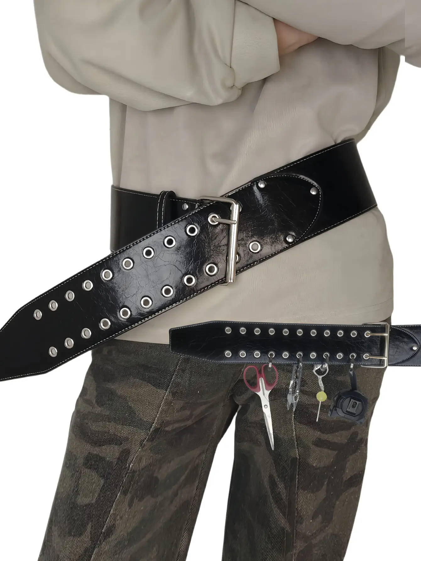 Tactical Multi-Pocket Belt for Electrician Woodworker — feature 6