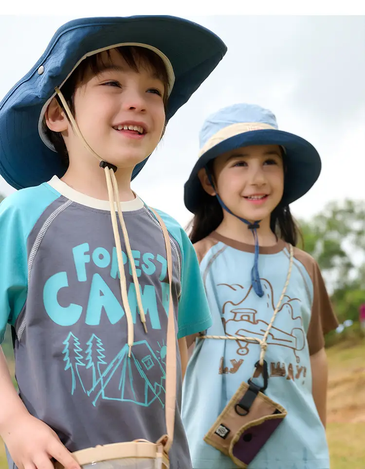 Pink Heart Print T-Shirt for Kids Summer Wear — feature 21