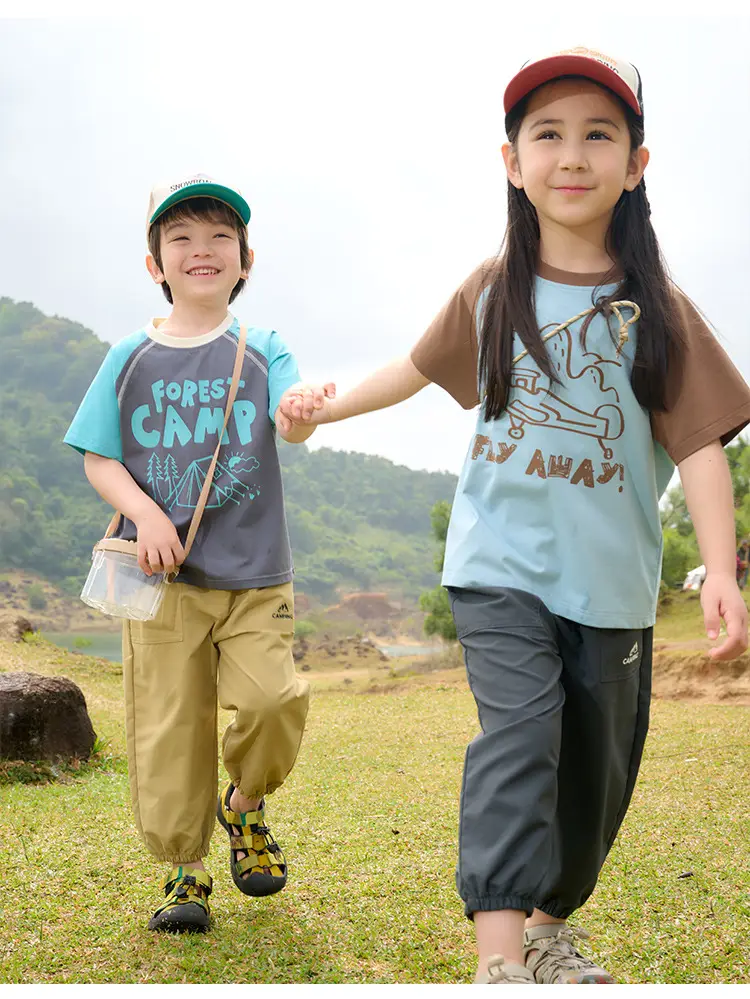 Pink Heart Print T-Shirt for Kids Summer Wear — feature 23