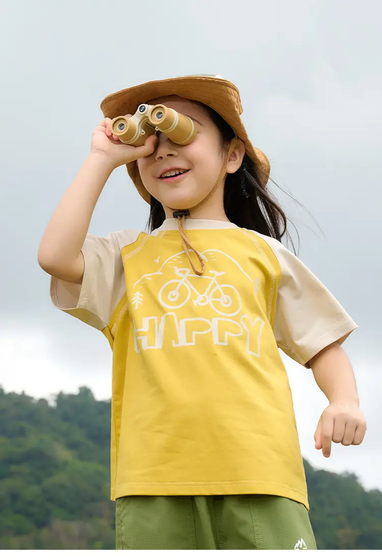 Pink Heart Print T-Shirt for Kids Summer Wear — feature 25