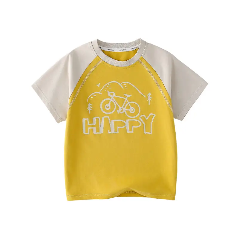 Pink Heart Print T-Shirt for Kids Summer Wear - Image 4
