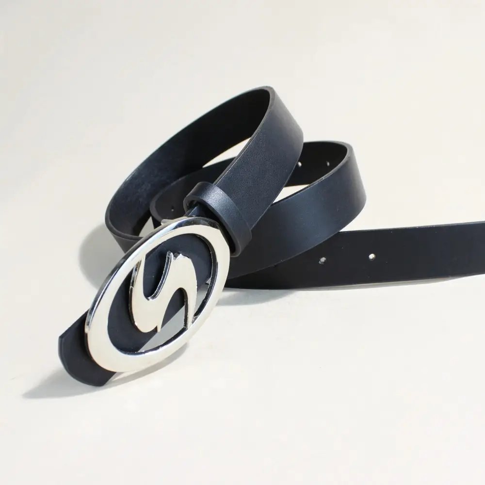 Ins Style Metal Snap Belt Women Pink Black - Image 10