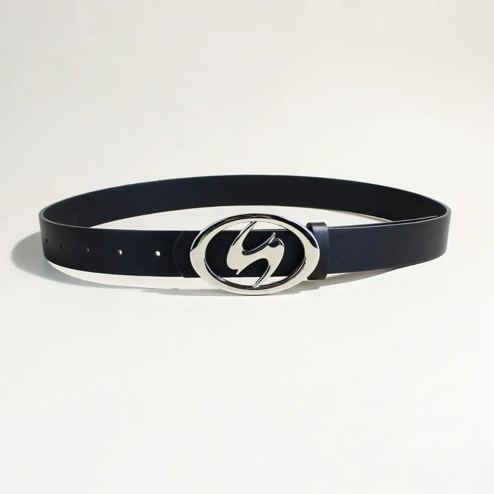 Ins Style Metal Snap Belt Women Pink Black — feature 5