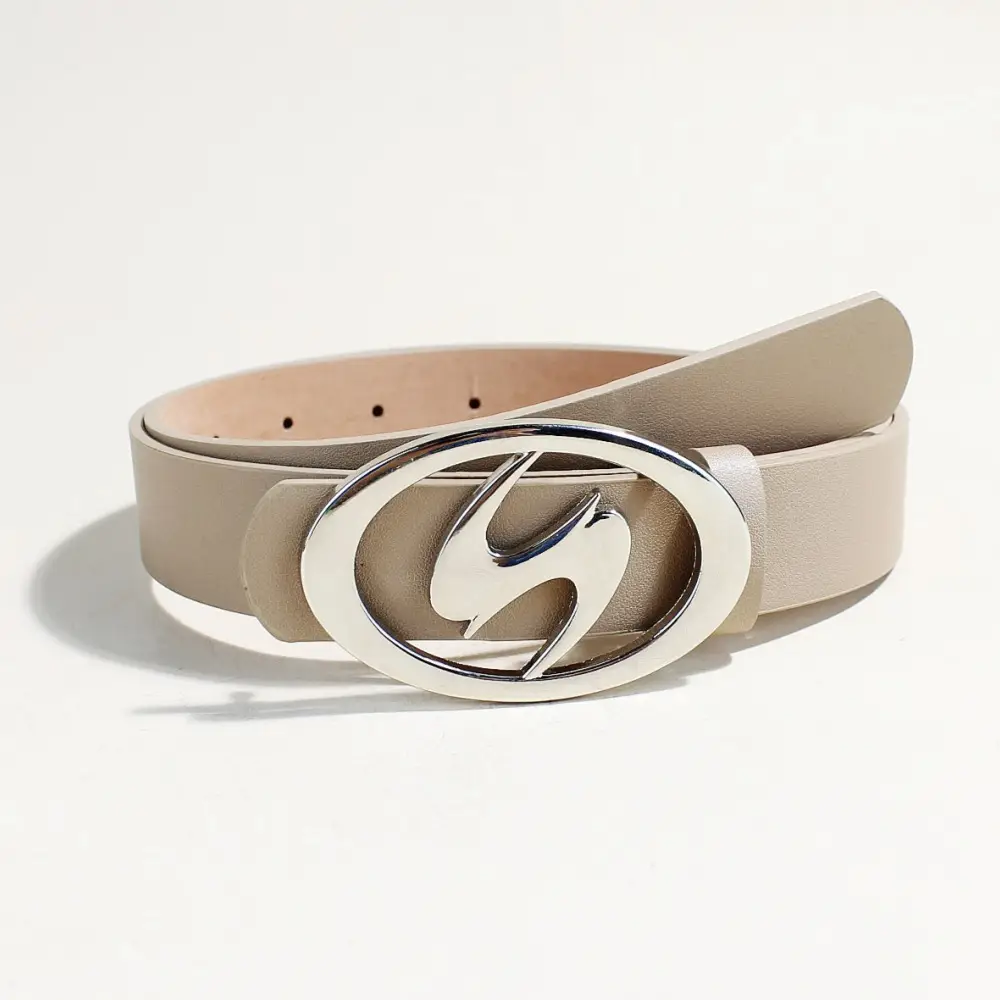 Ins Style Metal Snap Belt Women Pink Black - Image 7