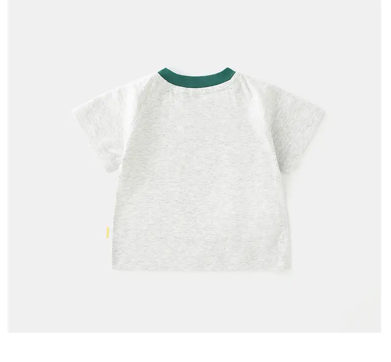 Baby Cotton Korean Style T-Shirt Black Green Class A — feature 18