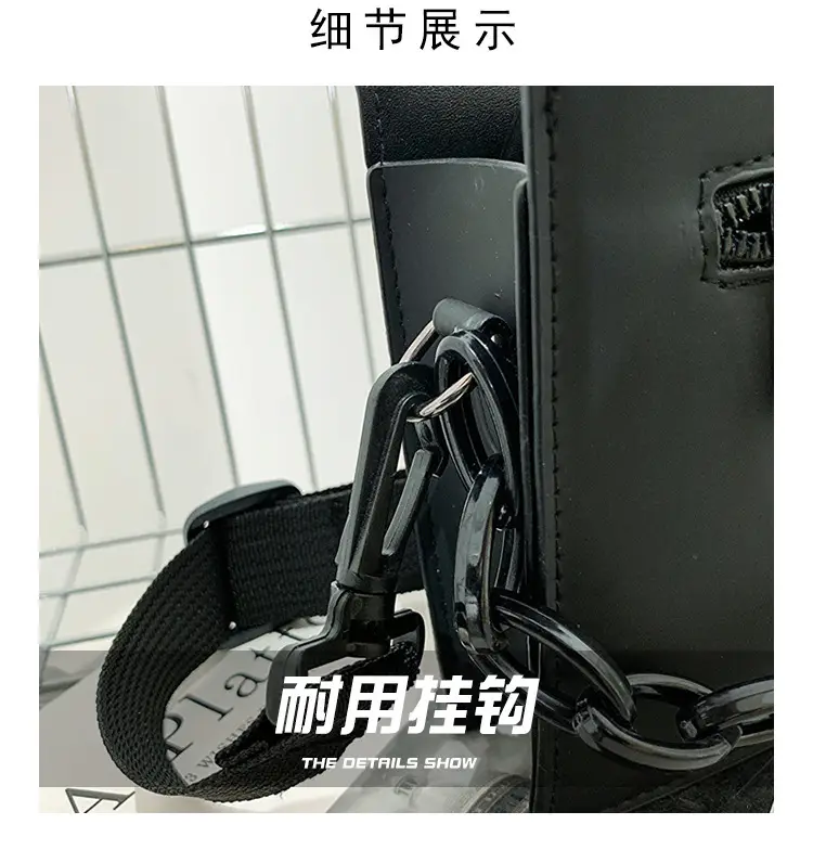 Black Chain Crossbody Bag for Women Casual Commute — feature 2