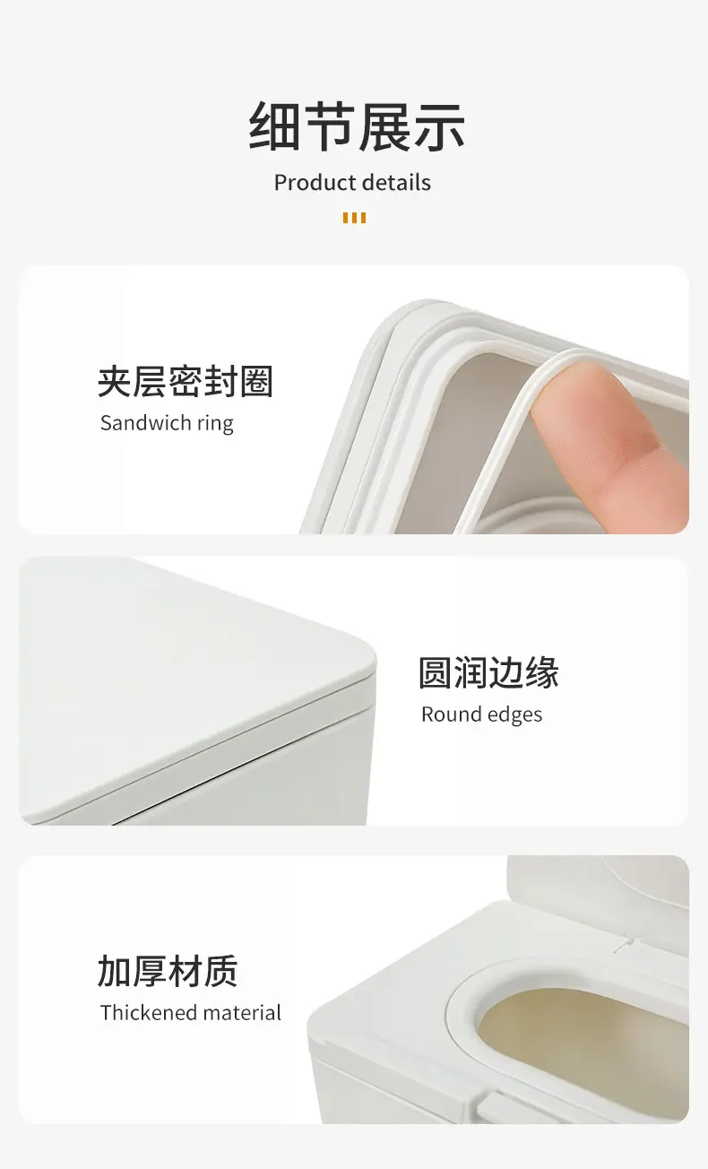 White One-Click Tissue Box for Home Office — feature 12