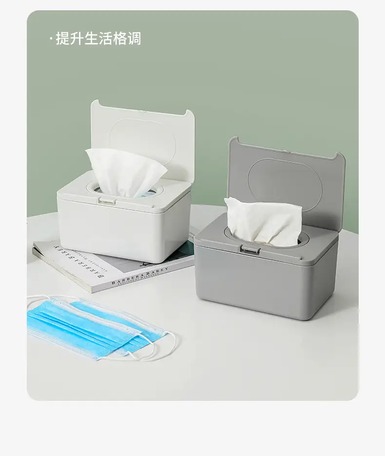 White One-Click Tissue Box for Home Office — feature 15