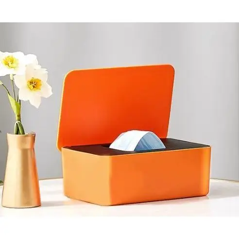 White One-Click Tissue Box for Home Office - Image 10