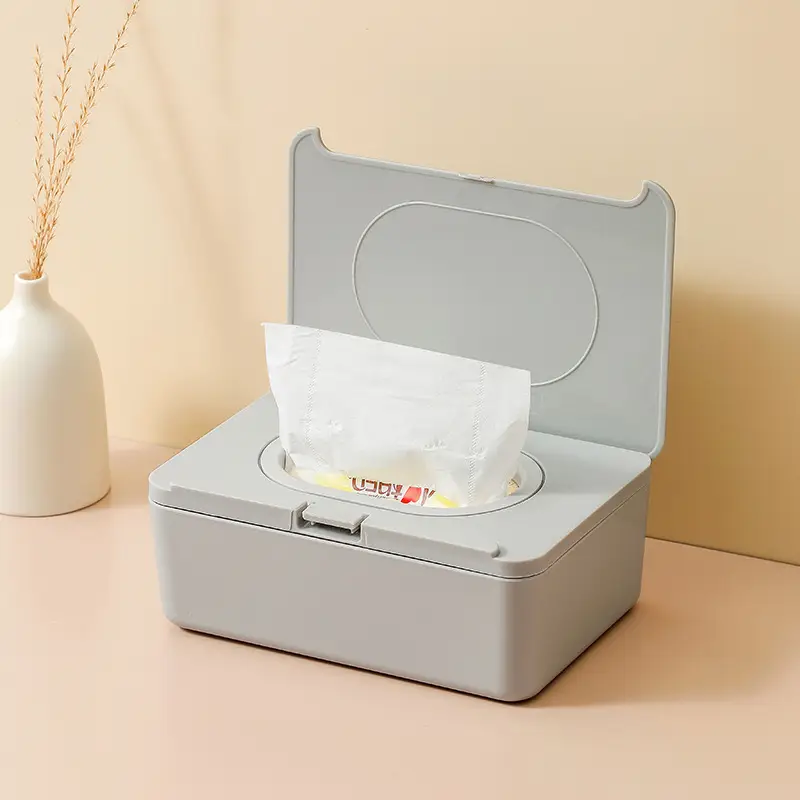White One-Click Tissue Box for Home Office - Image 5