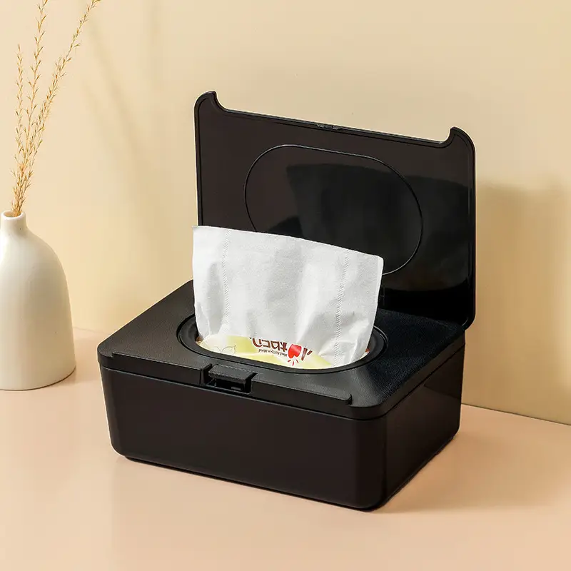 White One-Click Tissue Box for Home Office - Image 6