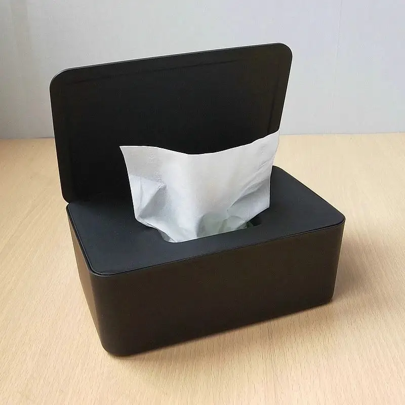 White One-Click Tissue Box for Home Office - Image 8