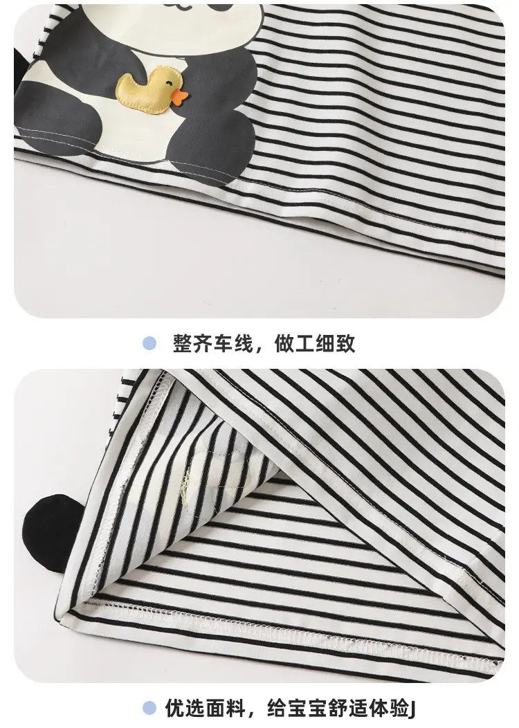 Kaka Panda Girls T-Shirt Boys Summer Casual Baby Wear — feature 16