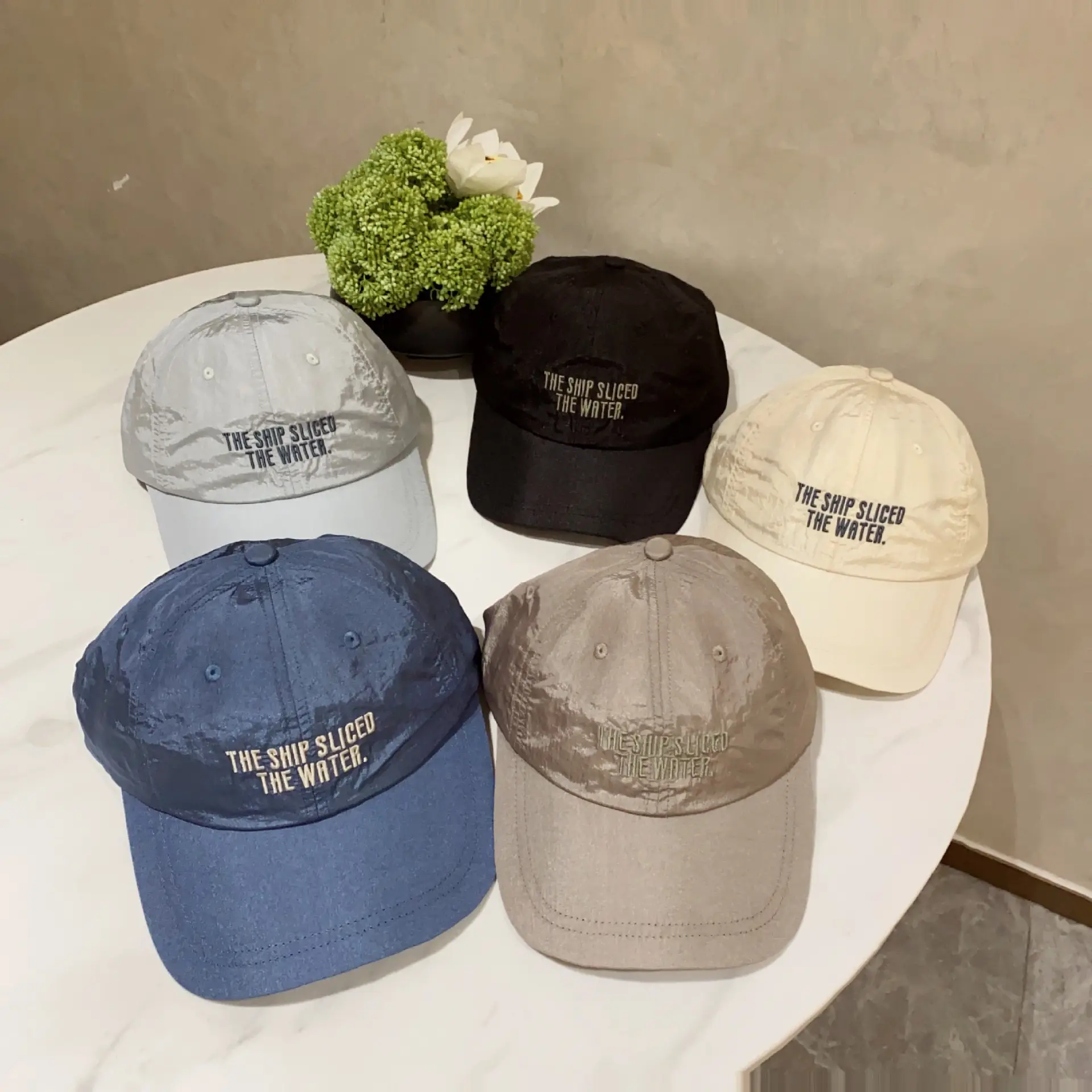Korean Style Thin Letter Embroidered Baseball Caps for Men Women - Image 7