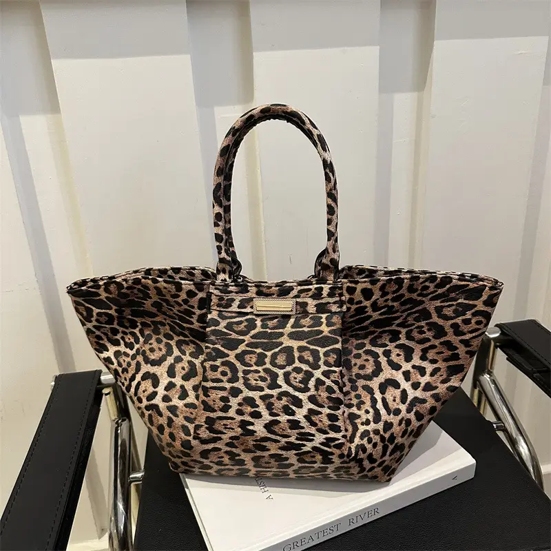 Leopard Print Women's Shoulder Bag 2025 Summer - Image 5