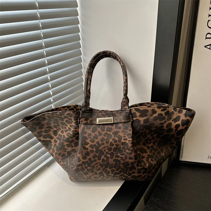 Leopard Print Women's Shoulder Bag 2025 Summer - Image 6